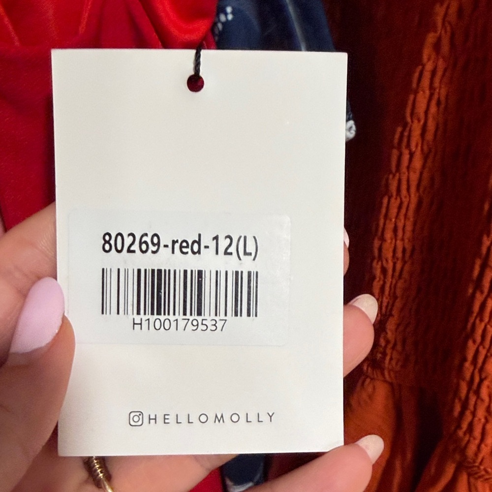 Hello Molly Striking Red Backless Dress - Picture 6 of 7